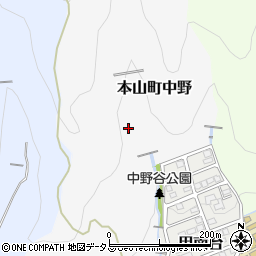 兵庫県神戸市東灘区本山町中野周辺の地図