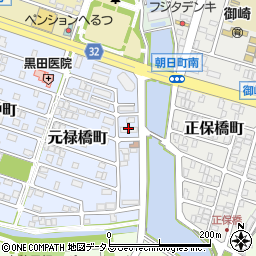 サニーハウス元禄周辺の地図