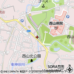 静岡県浜松市中央区西山町558周辺の地図