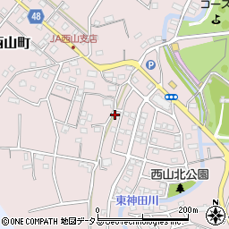 静岡県浜松市中央区西山町1102周辺の地図