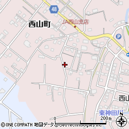 静岡県浜松市中央区西山町1780周辺の地図