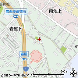 愛知県豊橋市岩屋町岩屋下33-20周辺の地図