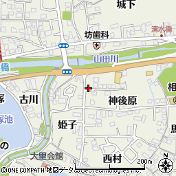 モリタ電化山田川支店周辺の地図