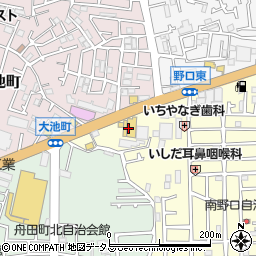 日産大阪門真店周辺の地図