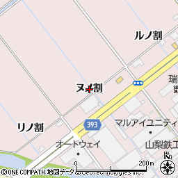 愛知県豊橋市神野新田町ヌノ割周辺の地図