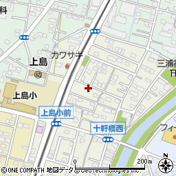 静岡県浜松市中央区十軒町199周辺の地図
