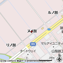 愛知県豊橋市神野新田町（ヌノ割）周辺の地図