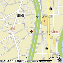 静岡県菊川市加茂4176周辺の地図