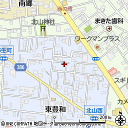 愛知県豊橋市弥生町東豊和30周辺の地図