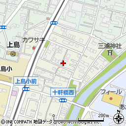 静岡県浜松市中央区十軒町266周辺の地図