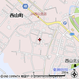 静岡県浜松市中央区西山町1777周辺の地図