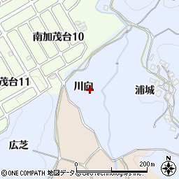 京都府木津川市加茂町尻枝川向周辺の地図
