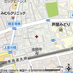 兵庫県芦屋市親王塚町4-4周辺の地図