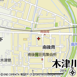 京都府木津川市木津南後背159-15周辺の地図