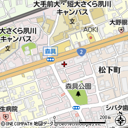 フィオーレ夙川周辺の地図