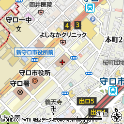 ゆうちょ銀行守口店 ＡＴＭ周辺の地図