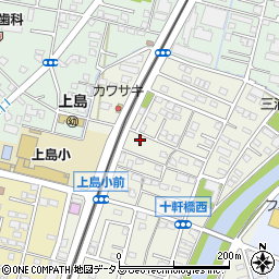 静岡県浜松市中央区十軒町198周辺の地図