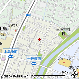 静岡県浜松市中央区十軒町263周辺の地図