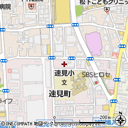 大阪府門真市速見町5周辺の地図