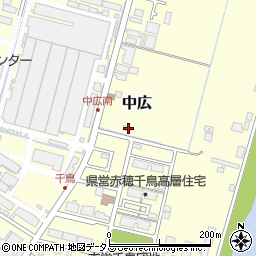 兵庫県赤穂市中広1565周辺の地図