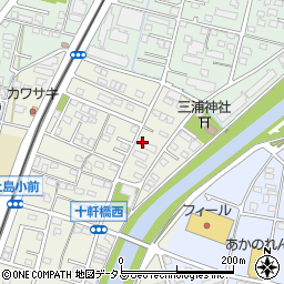 静岡県浜松市中央区十軒町281周辺の地図