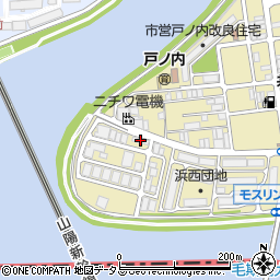 湧川鉄工所周辺の地図