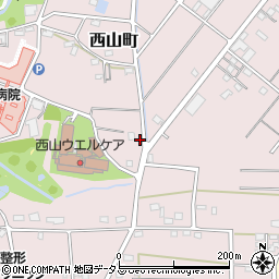 静岡県浜松市中央区西山町434周辺の地図