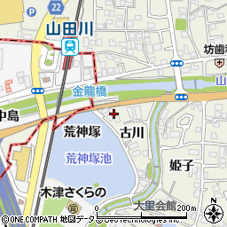 京都府木津川市相楽古川21周辺の地図