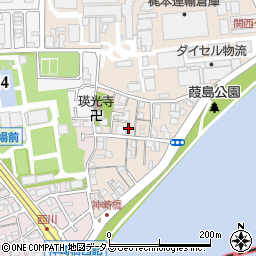 神崎ハイツ周辺の地図