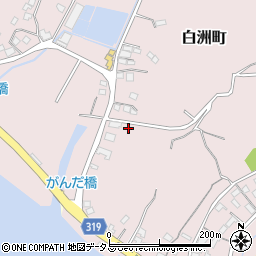 静岡県浜松市中央区白洲町3310周辺の地図