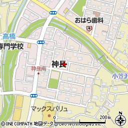 静岡県袋井市神長10-1周辺の地図