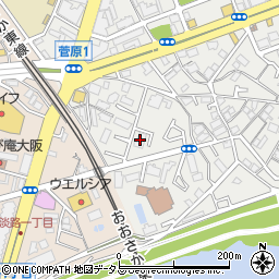 グリーンサイド菅原周辺の地図