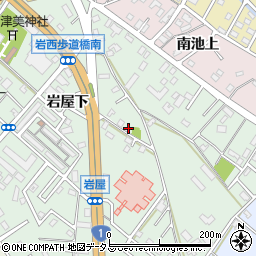 愛知県豊橋市岩屋町岩屋下33-16周辺の地図