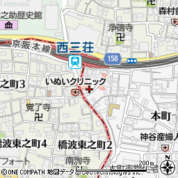 大阪府門真市本町9-12周辺の地図