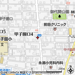 ファミーユ甲子園周辺の地図