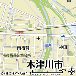 木津川プレイス周辺の地図