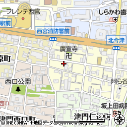 新井組新友寮周辺の地図
