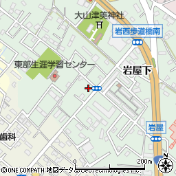 愛知県豊橋市岩屋町岩屋下62-116周辺の地図