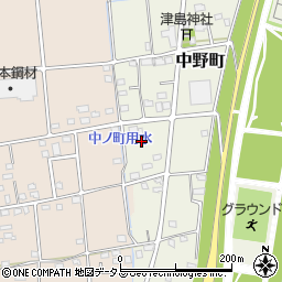 静岡県浜松市中央区中野町3176周辺の地図
