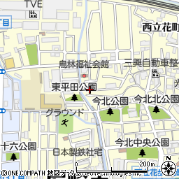 兵庫県尼崎市西立花町2丁目31-27周辺の地図