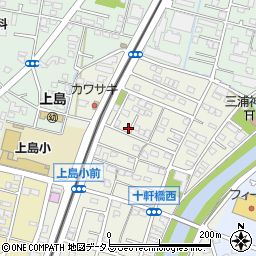 静岡県浜松市中央区十軒町209周辺の地図