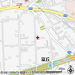 静岡県磐田市富丘250周辺の地図