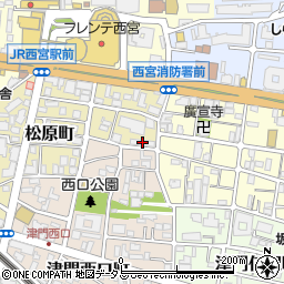 四国銀行松原社宅周辺の地図