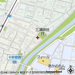 静岡県浜松市中央区十軒町532周辺の地図