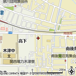 京都府木津川市木津南後背109-1周辺の地図