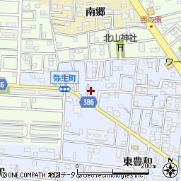 愛知県豊橋市弥生町東豊和14周辺の地図