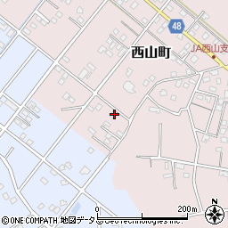 静岡県浜松市中央区西山町2401周辺の地図