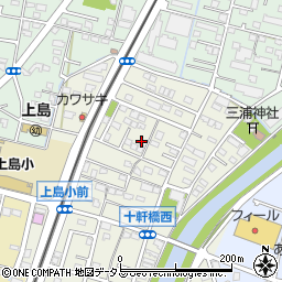 静岡県浜松市中央区十軒町221周辺の地図