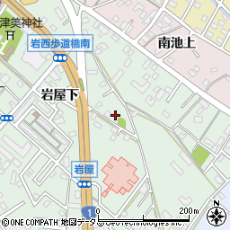 愛知県豊橋市岩屋町岩屋下33-35周辺の地図