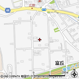 静岡県磐田市富丘298-2周辺の地図